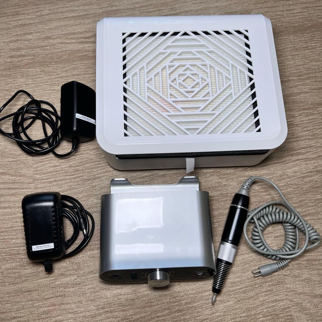 【閉店セール】サルルプロジェクト ネイルマシン 集塵機セット