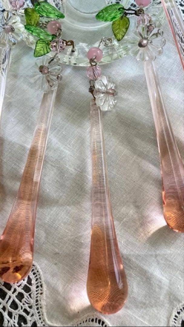 シャンデリア　（1890年）　ドロップパーツ　 ムラーノ アンティーク