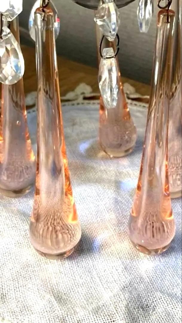 シャンデリア　（1890年）　ドロップパーツ　 ムラーノ アンティーク