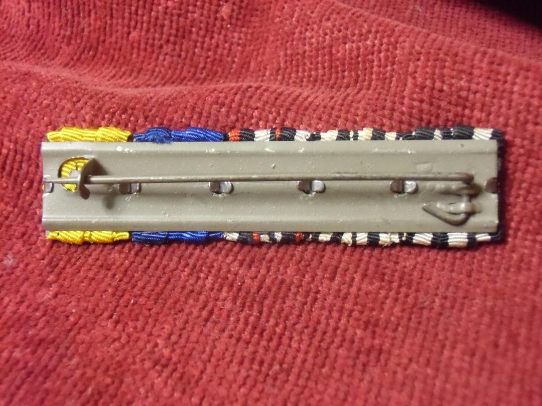 ⊞ドイツ軍の勲章/徽章＊旧型＊官給品＊拡張型５連略綬（実物）