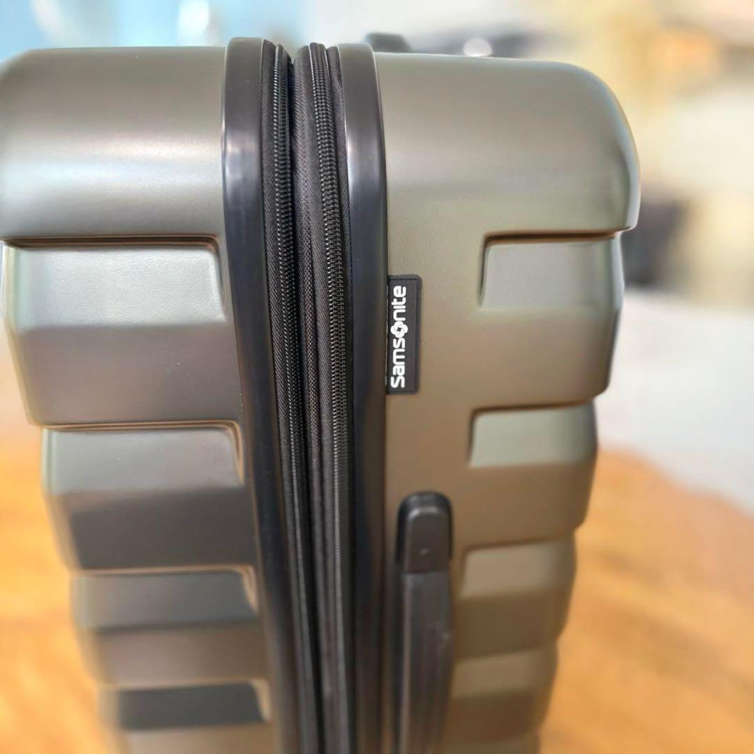 ★美品★値下げ中★Samsonite★メタルグレー★中型キャリーケース4輪★