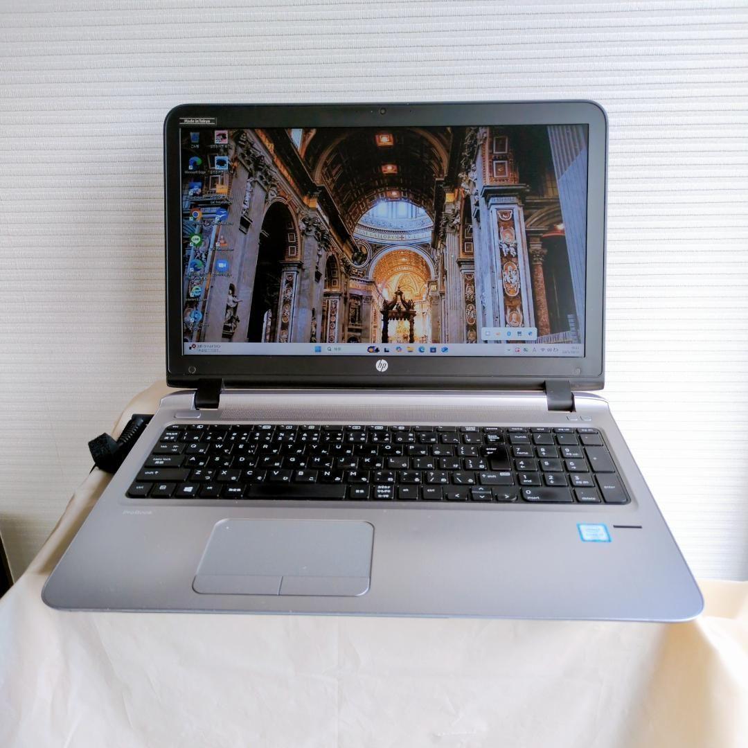 ハイスぺ HP ノートパソコン Windows11 i7 新品SSD カメラ