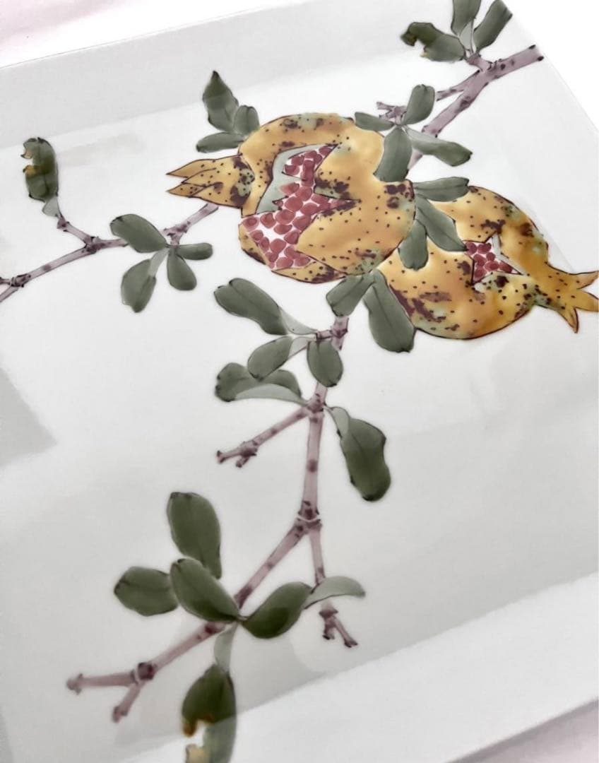 【 山田義明 】角皿 絵皿 飾り皿 飾皿 お皿