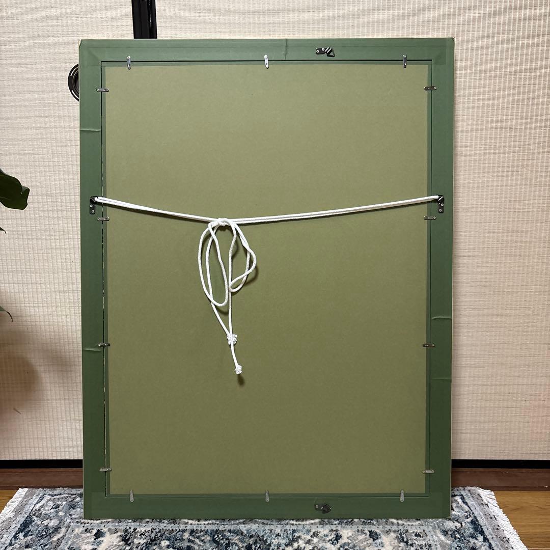 グスタフ・クリムト【接吻】大きめサイズ:88×68 額縁付きポスター