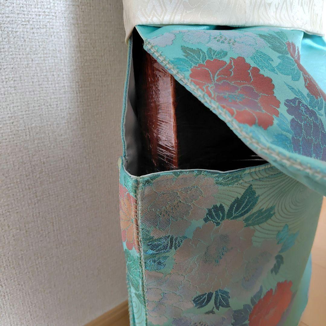 お琴カバー【澄】着物帯 ゆたん油単ハンドメイド 和楽器 袋帯 山田流生田流