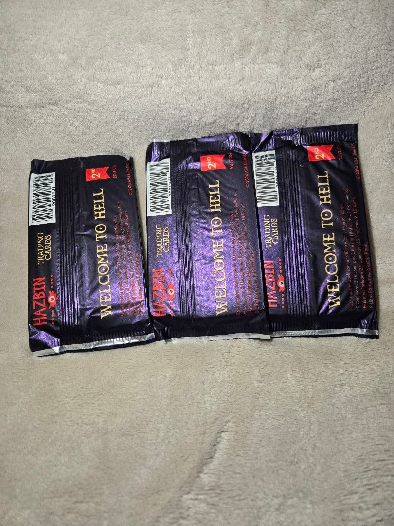 【新品 未開封】ハズビンホテル カード ブースター パック 第2版 3パック