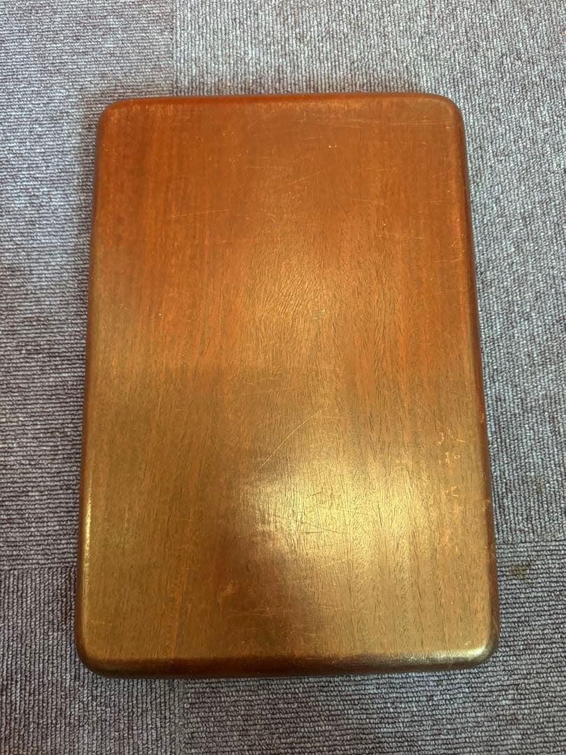 1962  唐木 煎茶盆 煎茶道具 古美術 古道具 アンティーク 木地盆　時代物