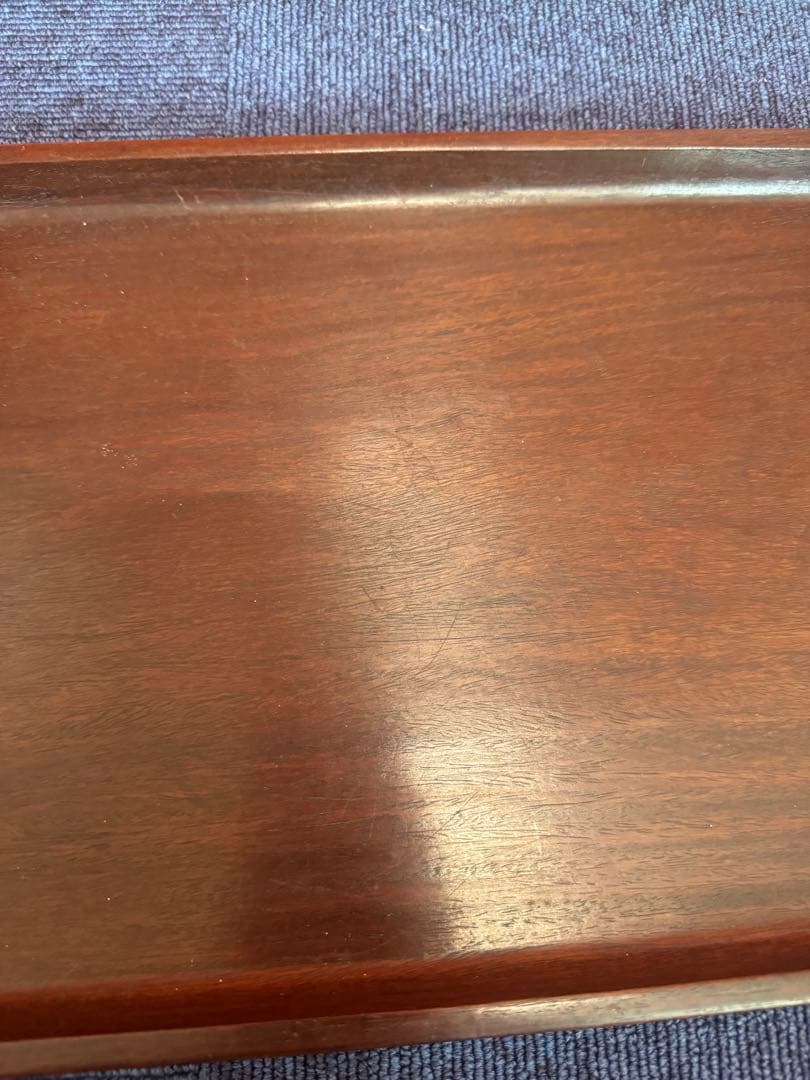 1962  唐木 煎茶盆 煎茶道具 古美術 古道具 アンティーク 木地盆　時代物