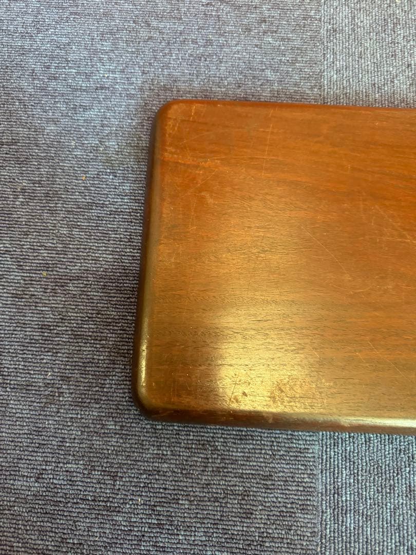 1962  唐木 煎茶盆 煎茶道具 古美術 古道具 アンティーク 木地盆　時代物