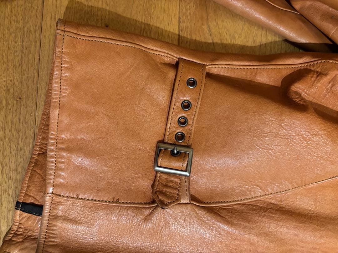 【ハンバーグ】シングルライダースジャケット　GIN URBAN