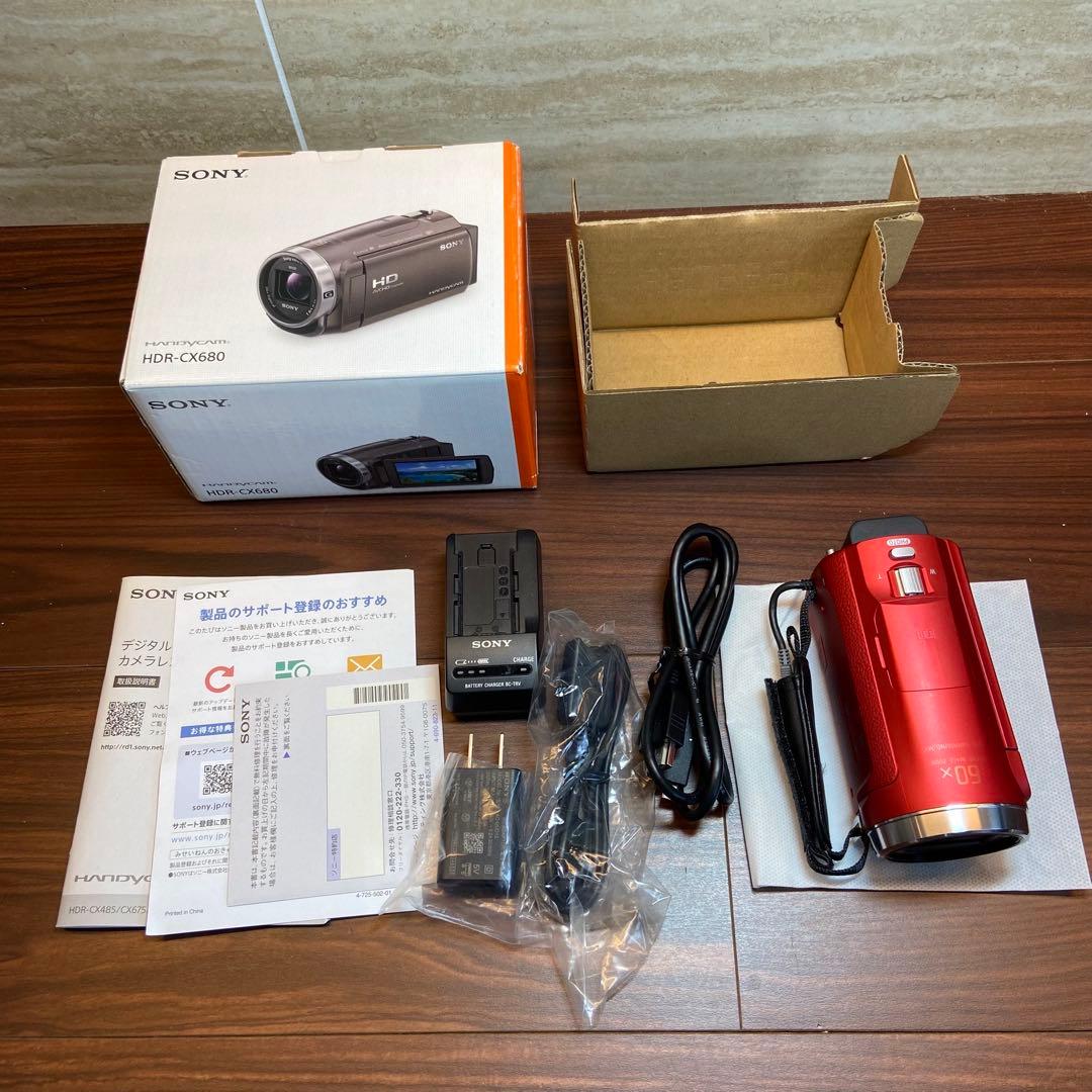 SONY HDR-CX680 ビデオカメラ ほぼ新品 4085