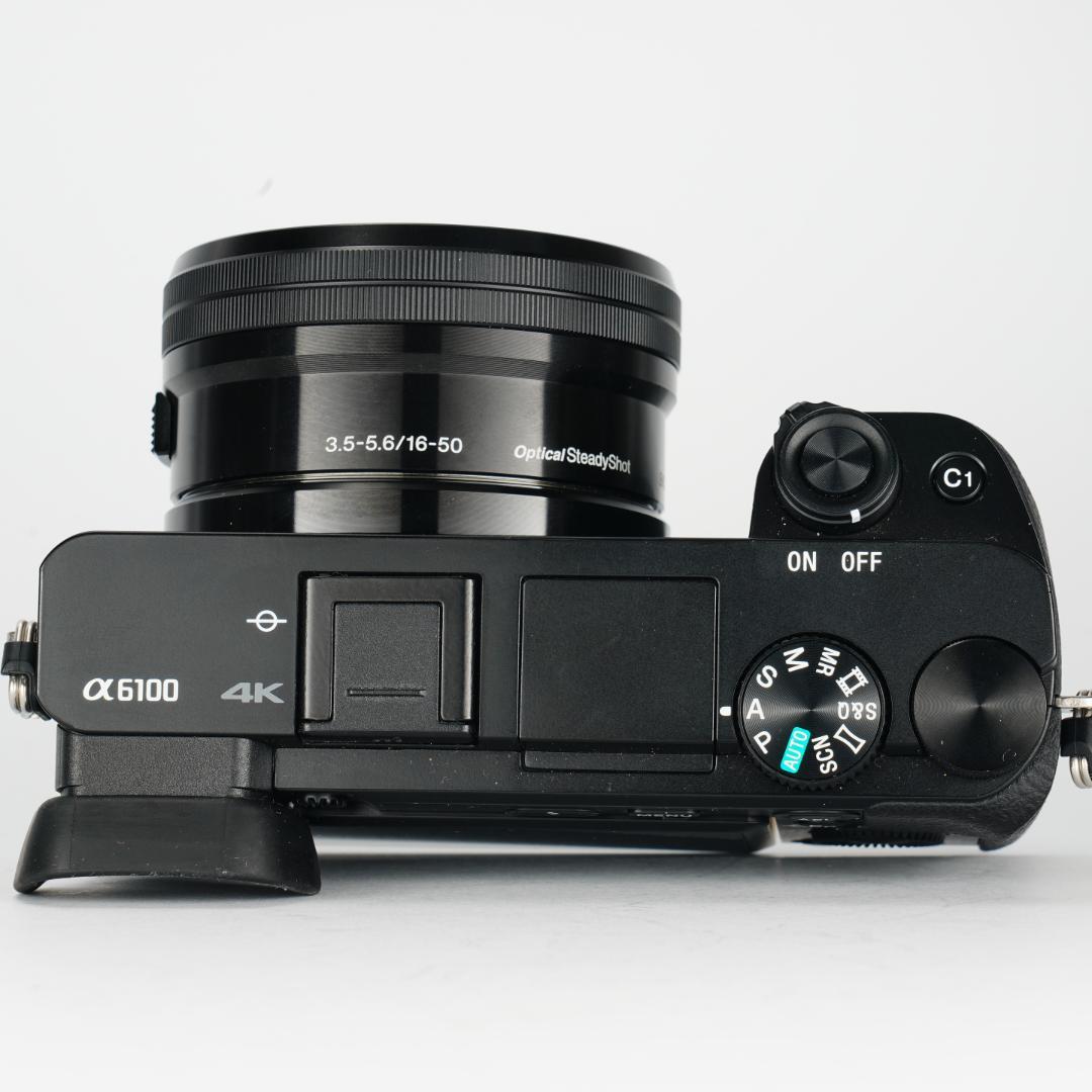 自撮りVlogに最適。4K対応 SONY α6100完動 美品 フルセット