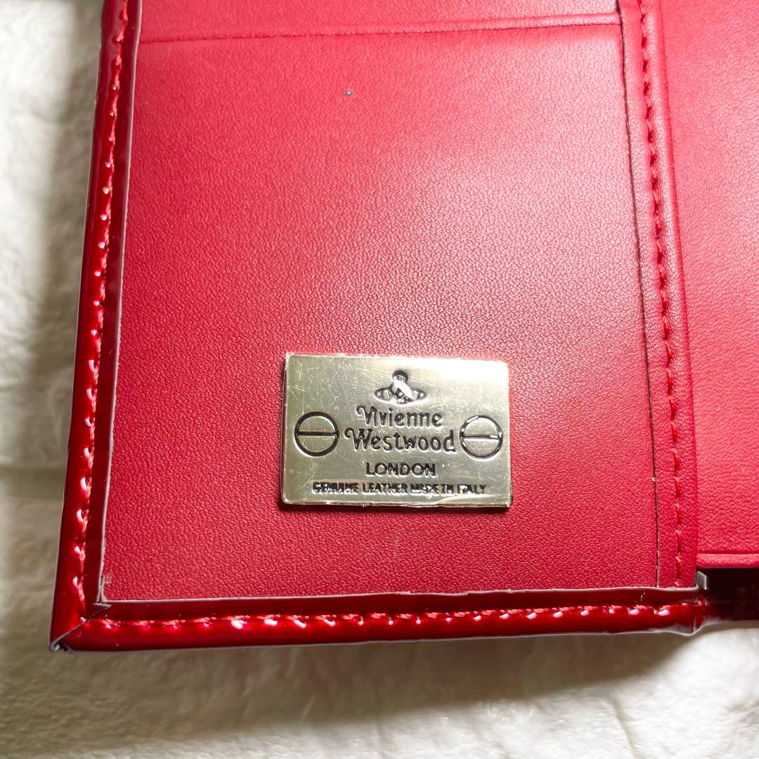 【新品・未使用】Vivienne Westwood 三つ折り財布 バーガンディー