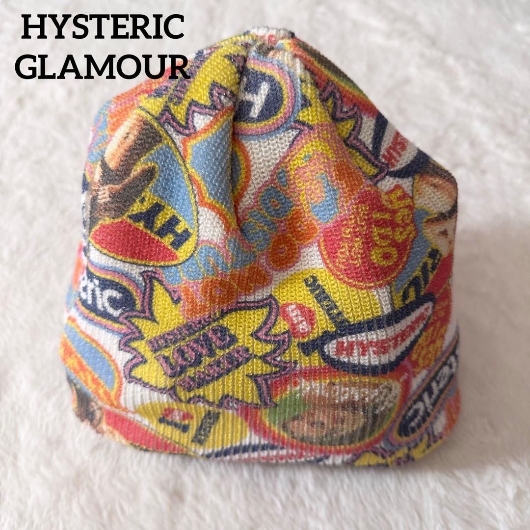 希少✨ ヒステリックグラマー ビーニー 帽子 TYPICAL HYSTERIC柄