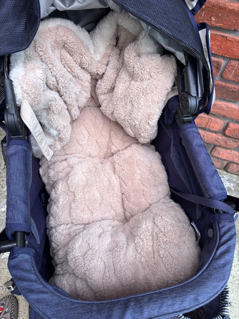 PEANUTS スヌーピー ペットカート ネイビー