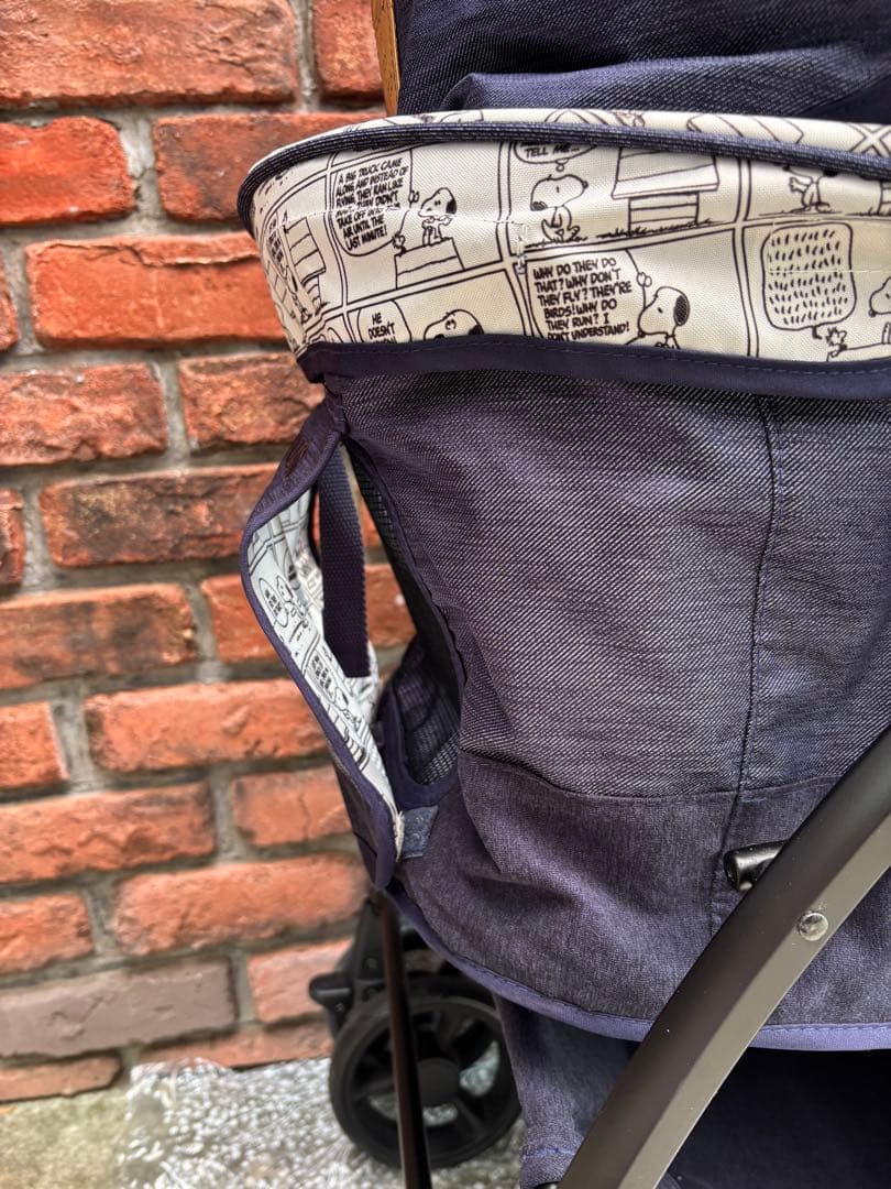 PEANUTS スヌーピー ペットカート ネイビー