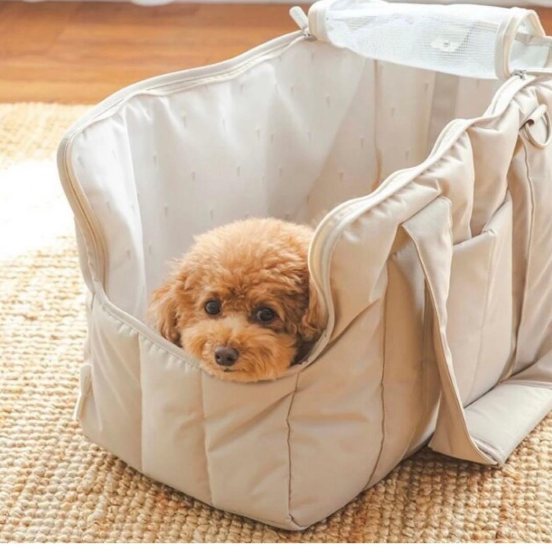 【新品未使用　タグ付き】gelato piqueキルティングキャリーバックブルー