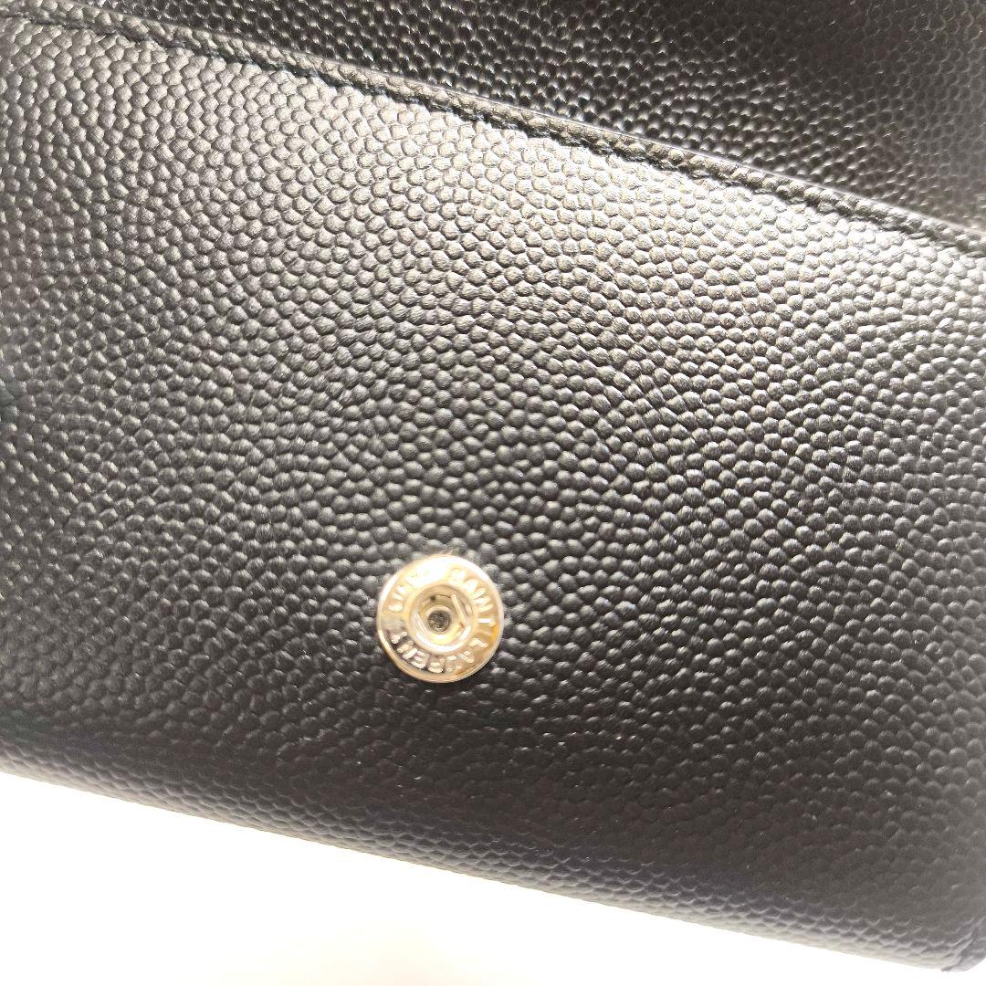 箱付き美品 サンローラン パリ キーケース キーホルダー ブラック