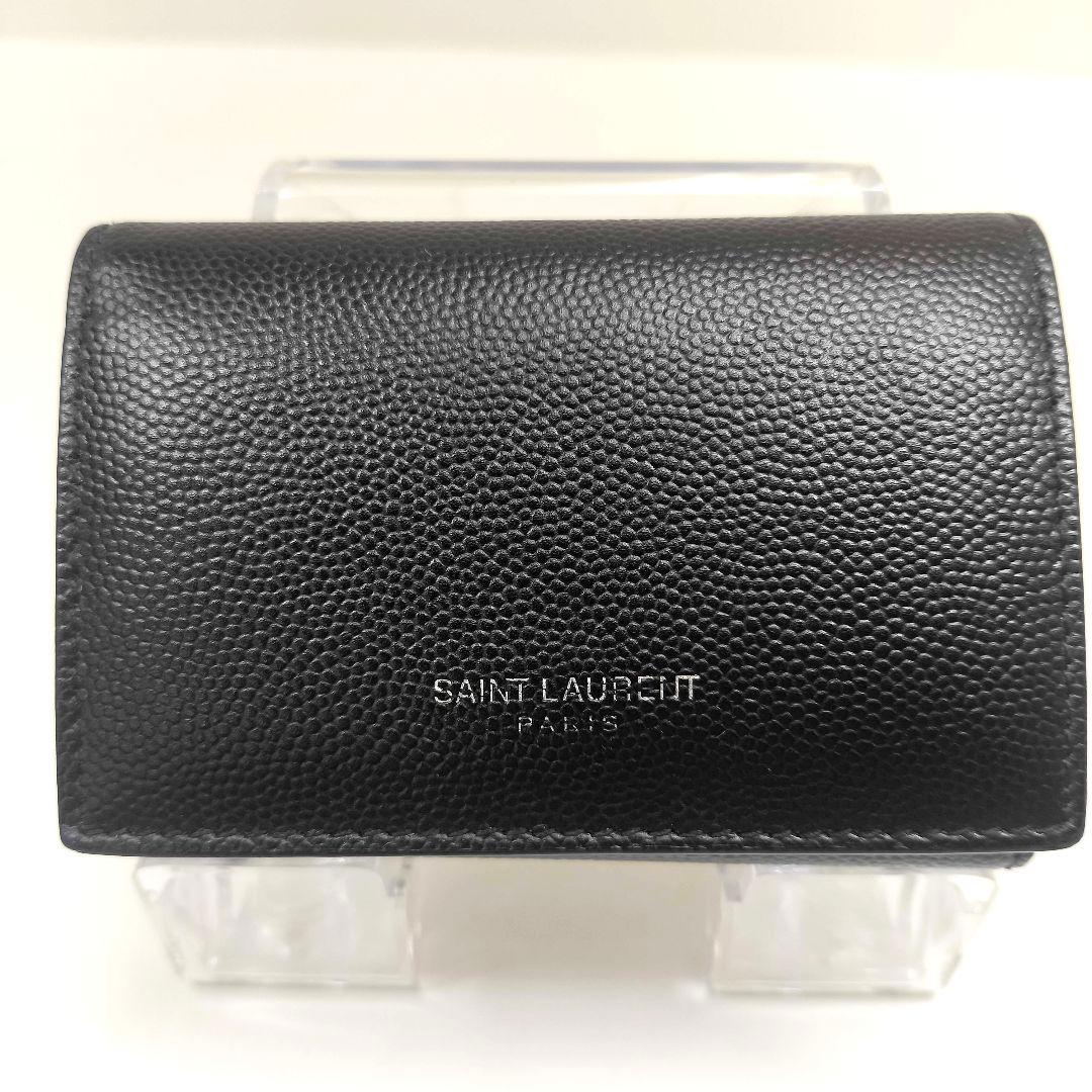 箱付き美品 サンローラン パリ キーケース キーホルダー ブラック