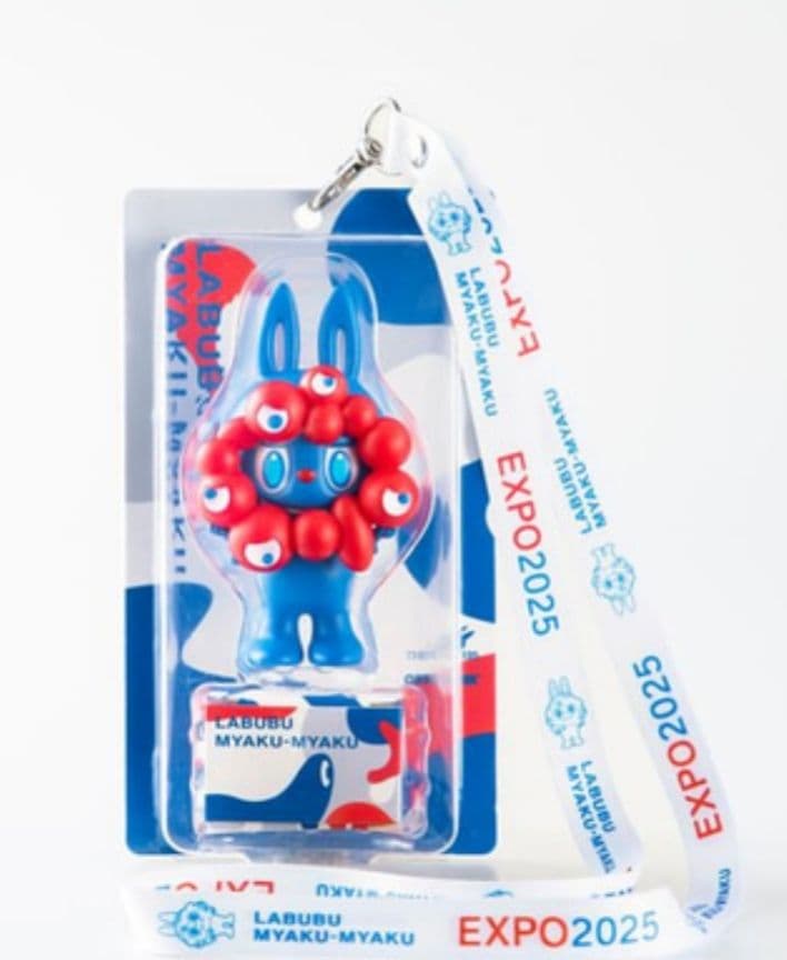 LABUBU MYAKU-MYAKU フィギュア ストラップ付き