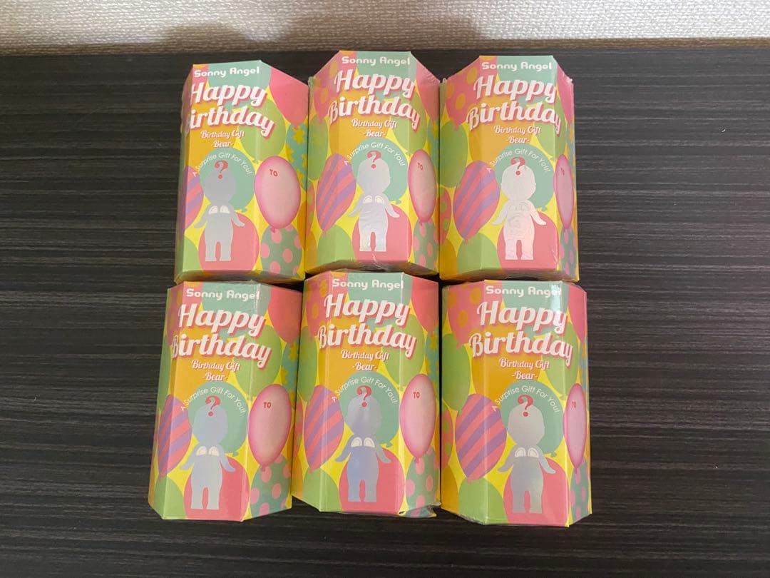 Sonny Angel バースデーギフトベアBIRTHDAYGIFT 6個
