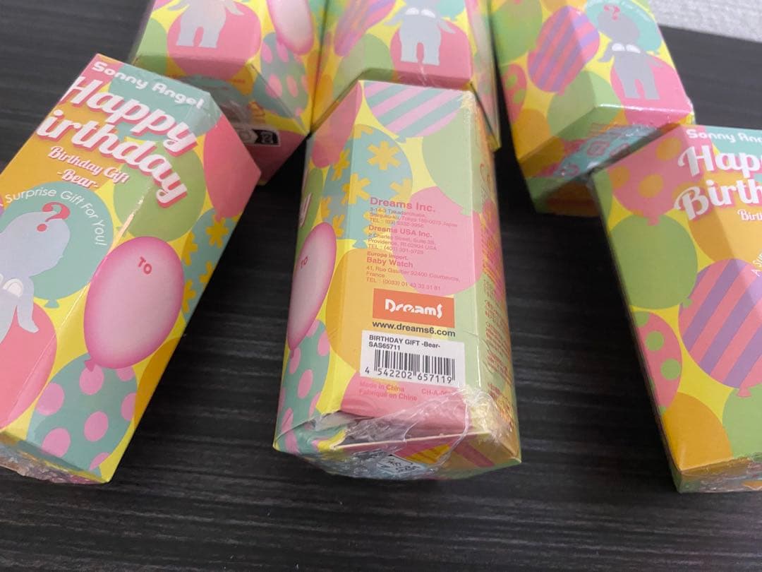 Sonny Angel バースデーギフトベアBIRTHDAYGIFT 6個