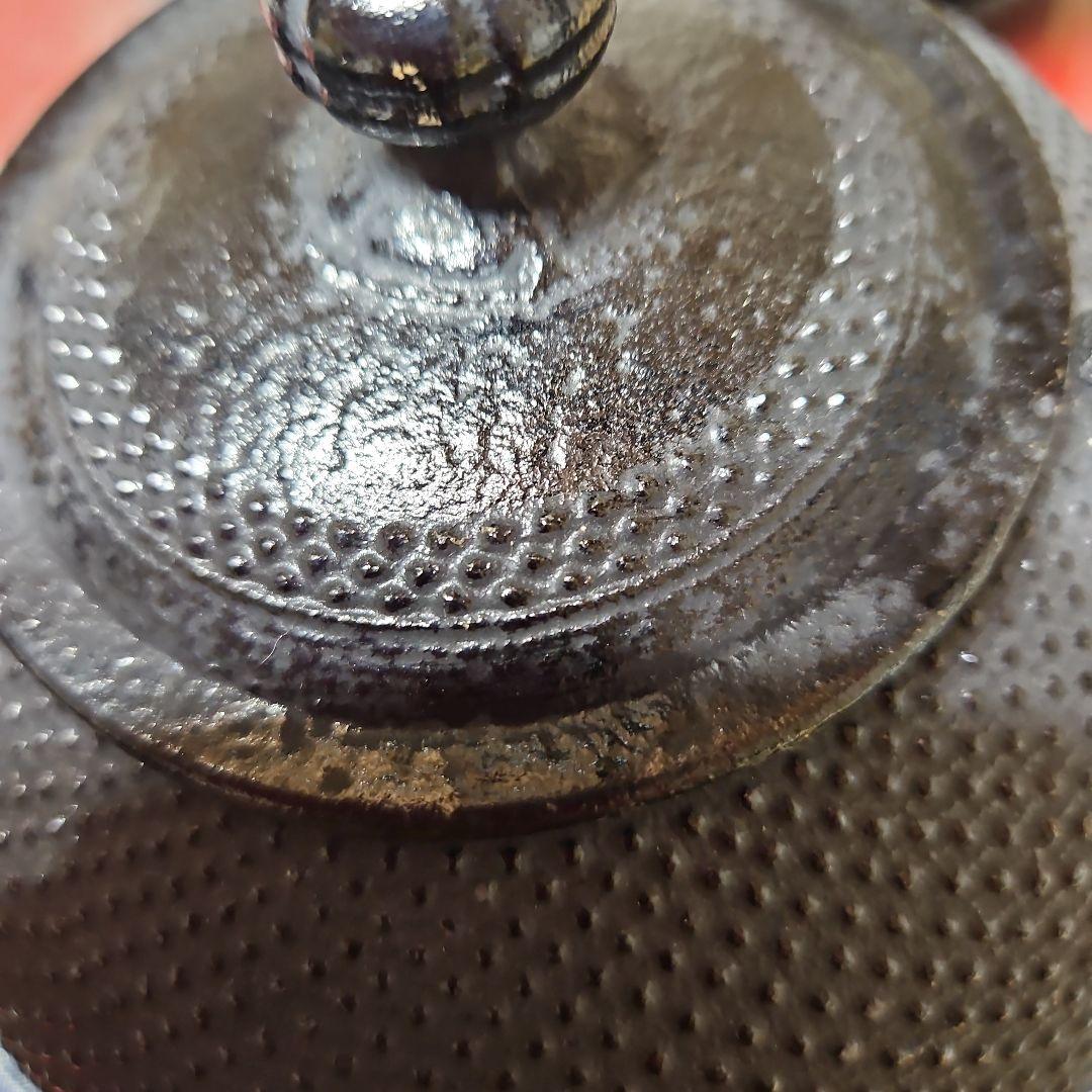 ◾南部鉄瓶　運南堂　鍋元　未使用　南部鉄器茶こぼし　未使用