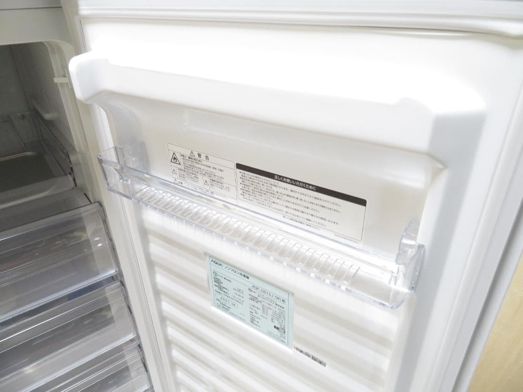 名古屋市内 近郊送料無料 AQUA 2021年製 1ドア 冷凍庫 134L