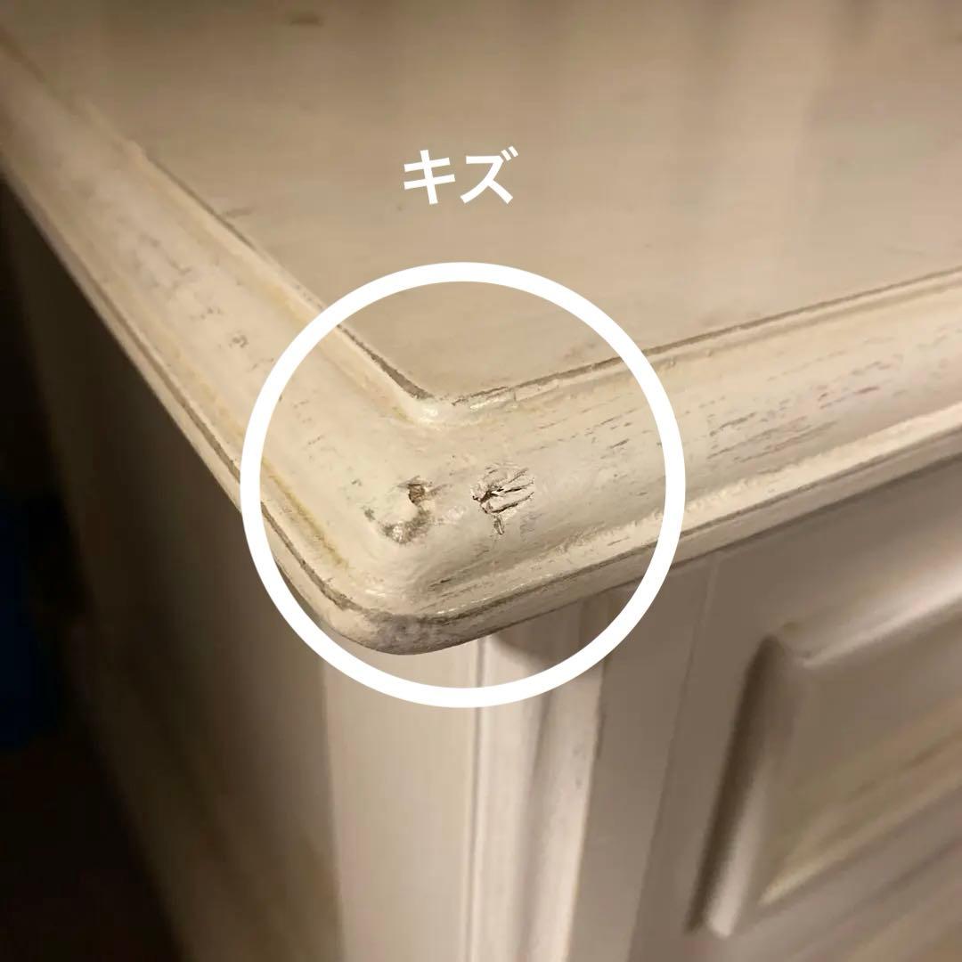 シャビーシックホワイト木製テレビボード175