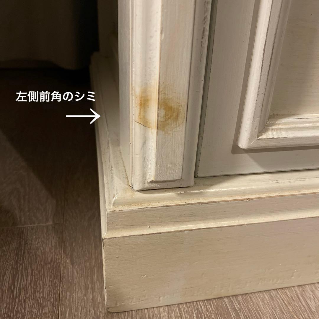 シャビーシックホワイト木製テレビボード175