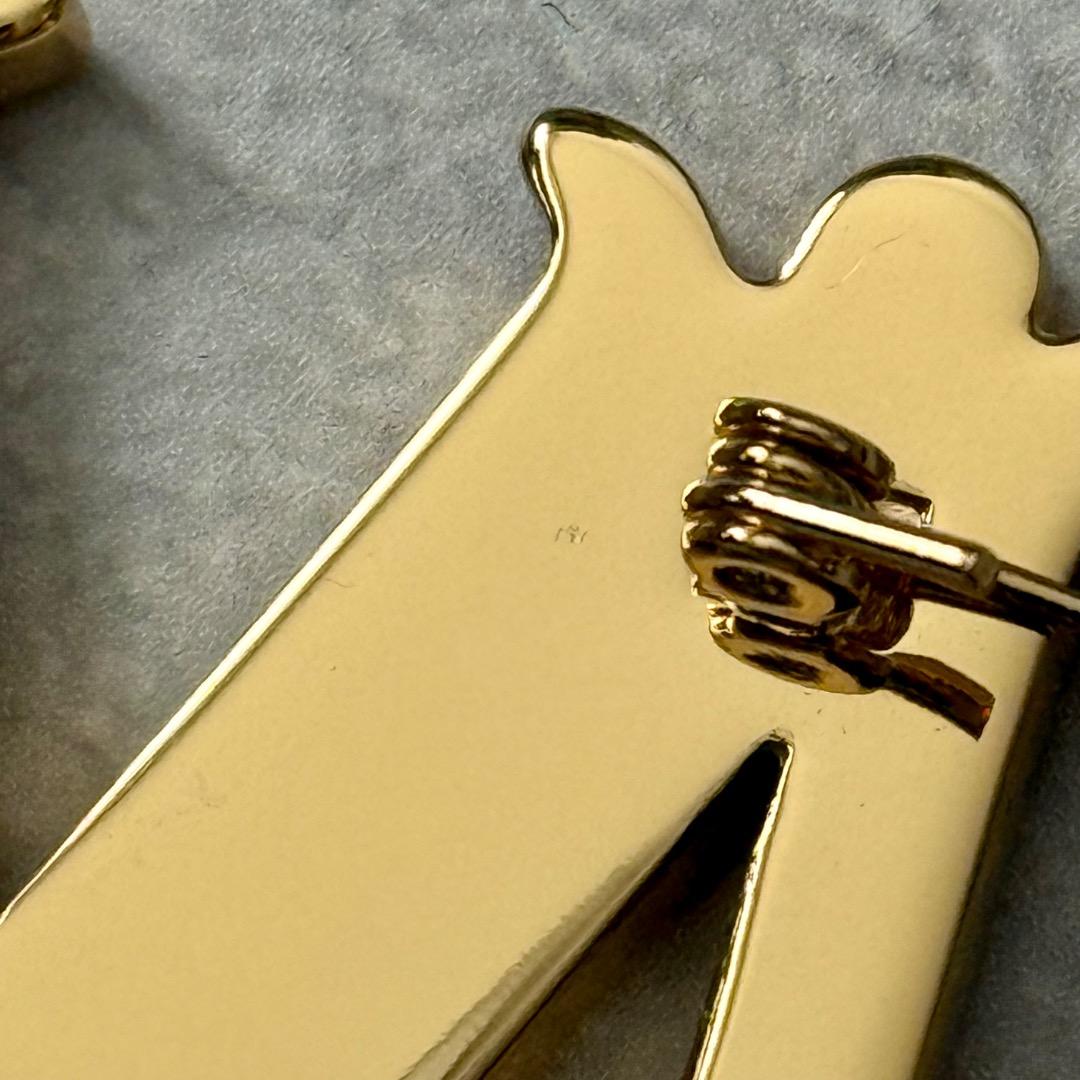 MAX MARA マックスマーラ Mロゴ クリスタル ブローチ