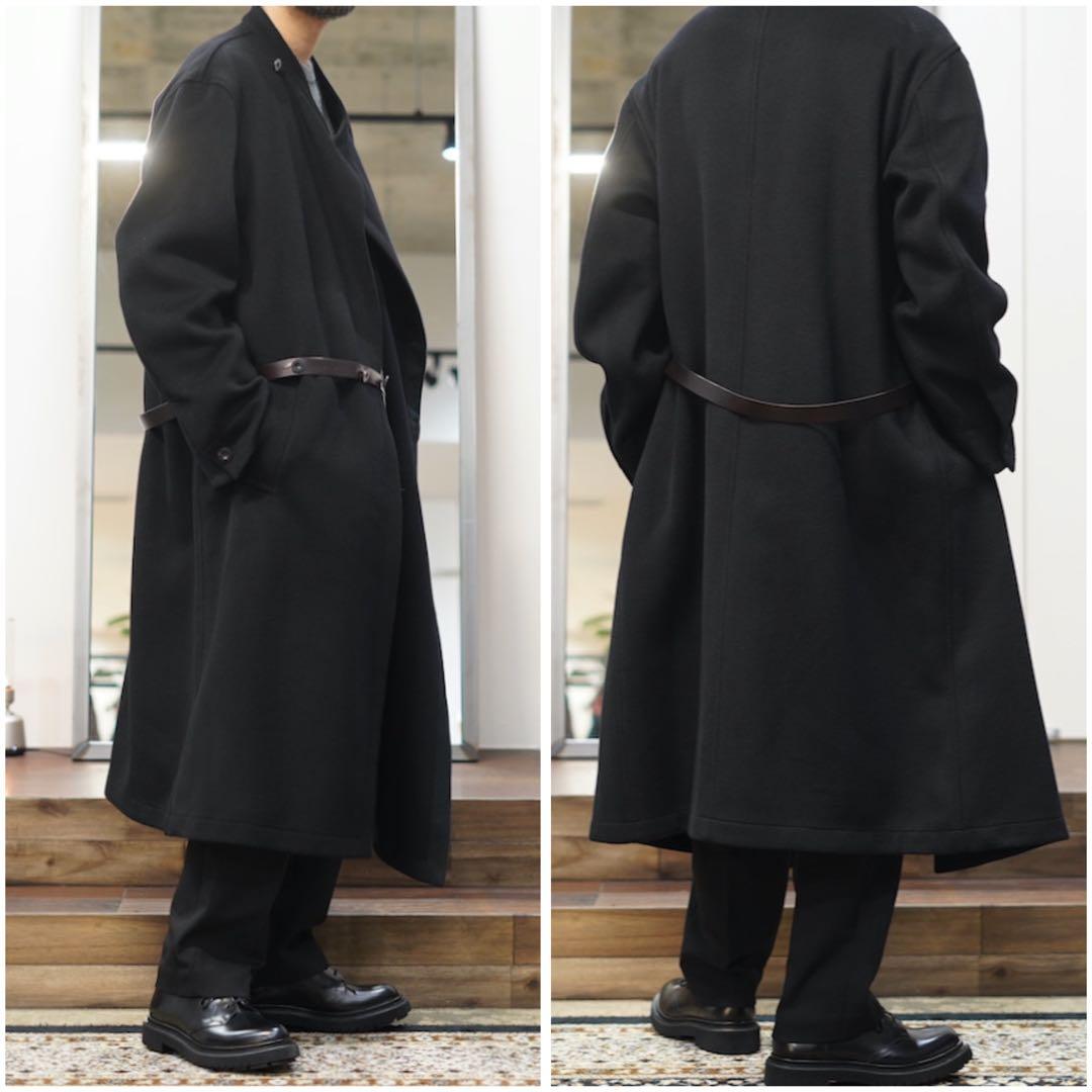 美品 21AW IRENISA NURSE COAT カシミヤ混 ブラック 3