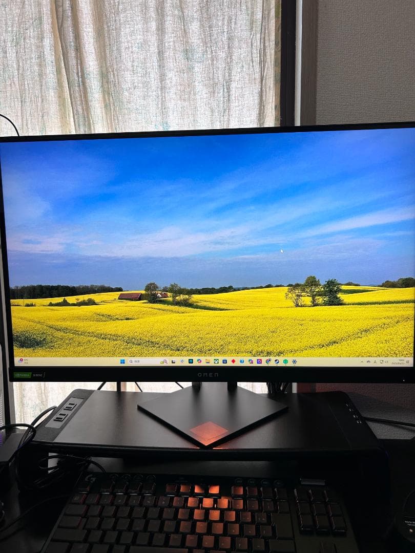 【美品】OMEN 27インチ/WQHD/IPS/ゲーミングモニター