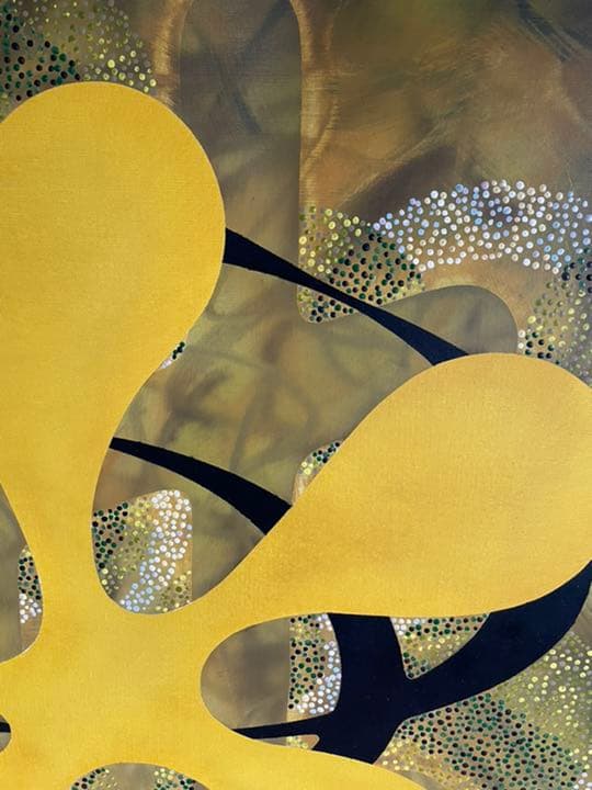 油絵　現代アート　クープランの墓　作者　あんどうまさひろ　油彩画