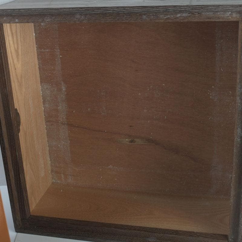 茶道具　桑　麿入子　置炉　炉壇　炉縁　V　9241A