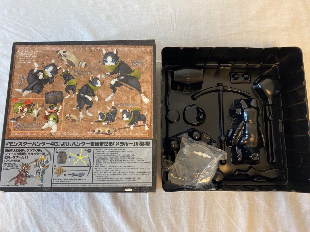 Vulcanlog 006 モンハンリボ メラルー 塗装済み可動フィギュア