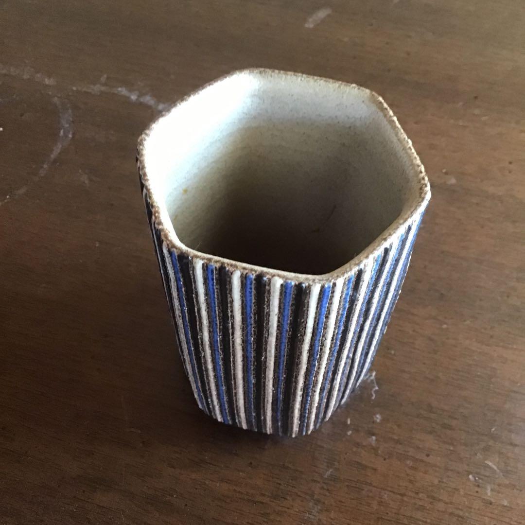 橋本昌彦　六角湯呑