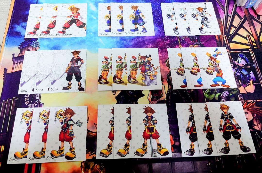 144枚『ソラ・ロクサス・ヴェントゥス』　キングダムハーツアートミュージアム