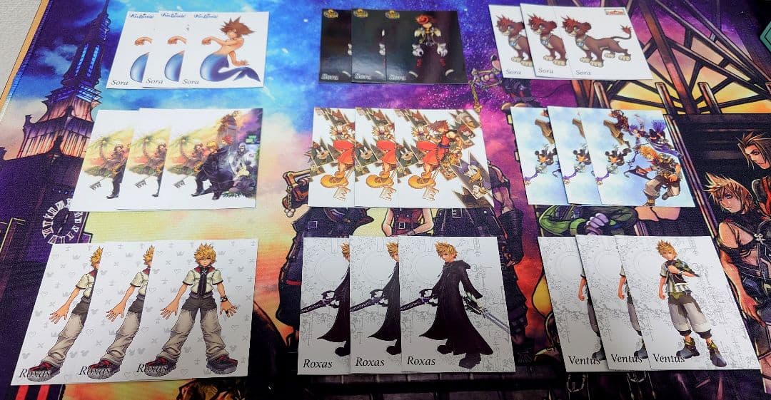 144枚『ソラ・ロクサス・ヴェントゥス』　キングダムハーツアートミュージアム