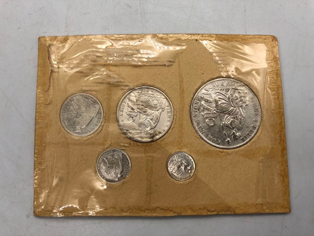 1ソル銀貨等おまとめ 1890年 1907年 1908年 1902年 ペルー