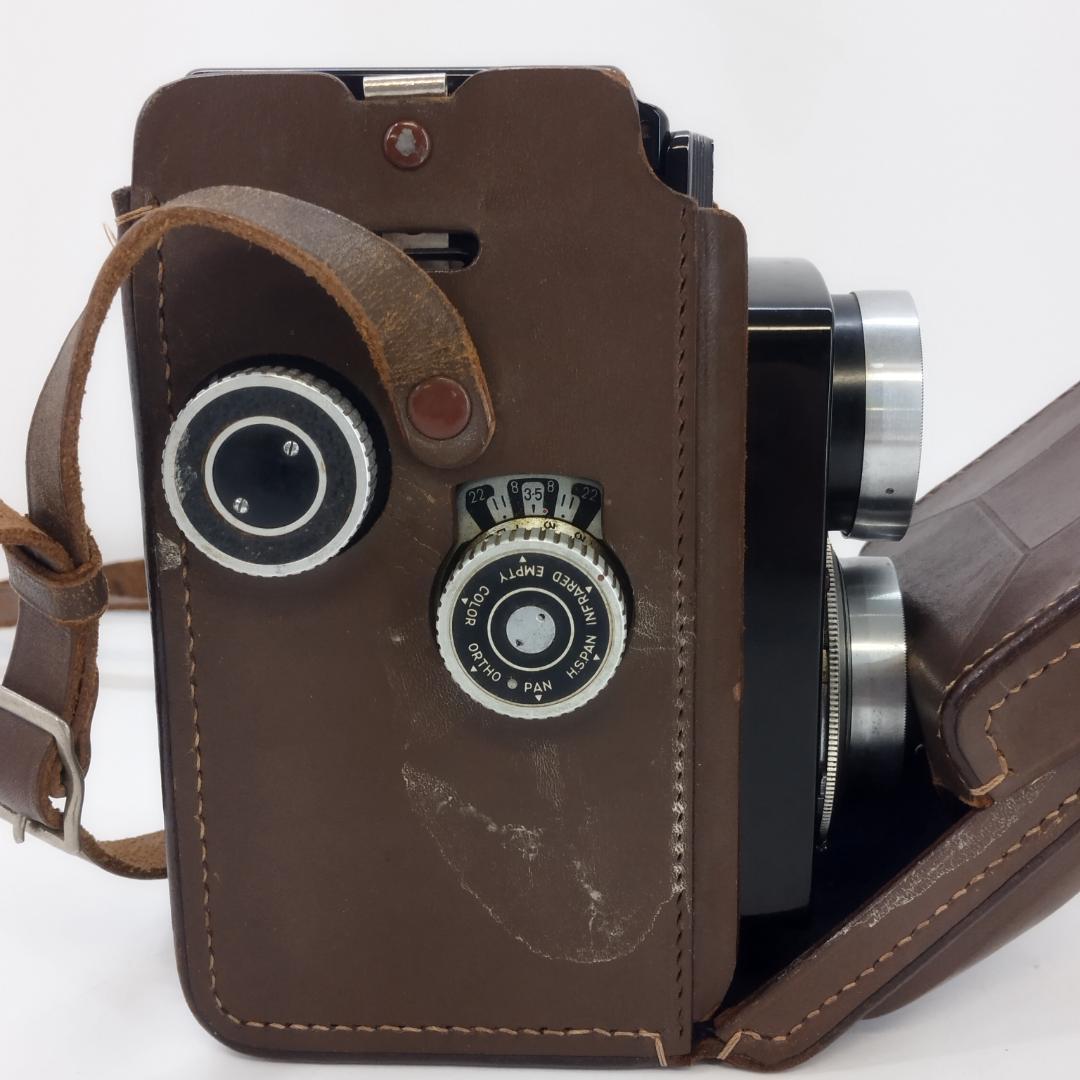 KONIFLEX コニフレックス 二眼レフカメラ ケース付 現状品