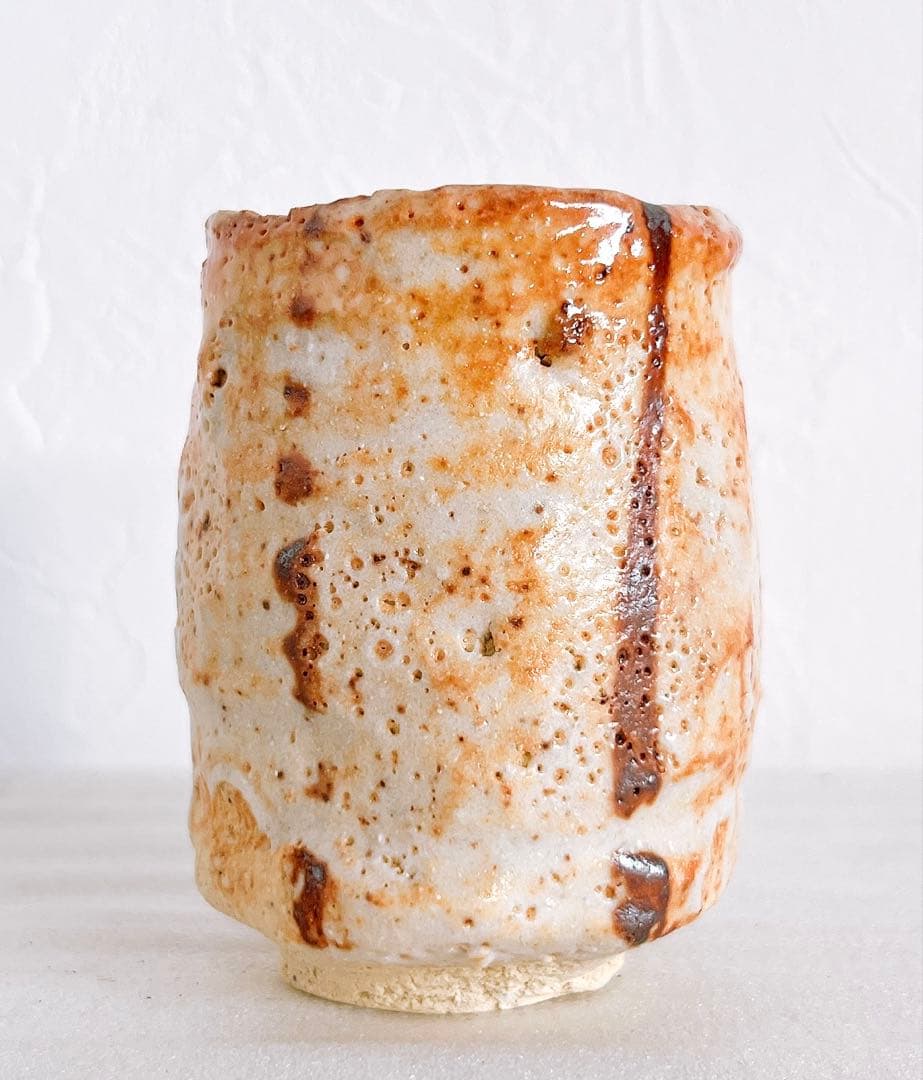 大森礼二　志野酒盃　志野　酒器　ぐい呑　盃　酒碗　新品未使用　本物保証