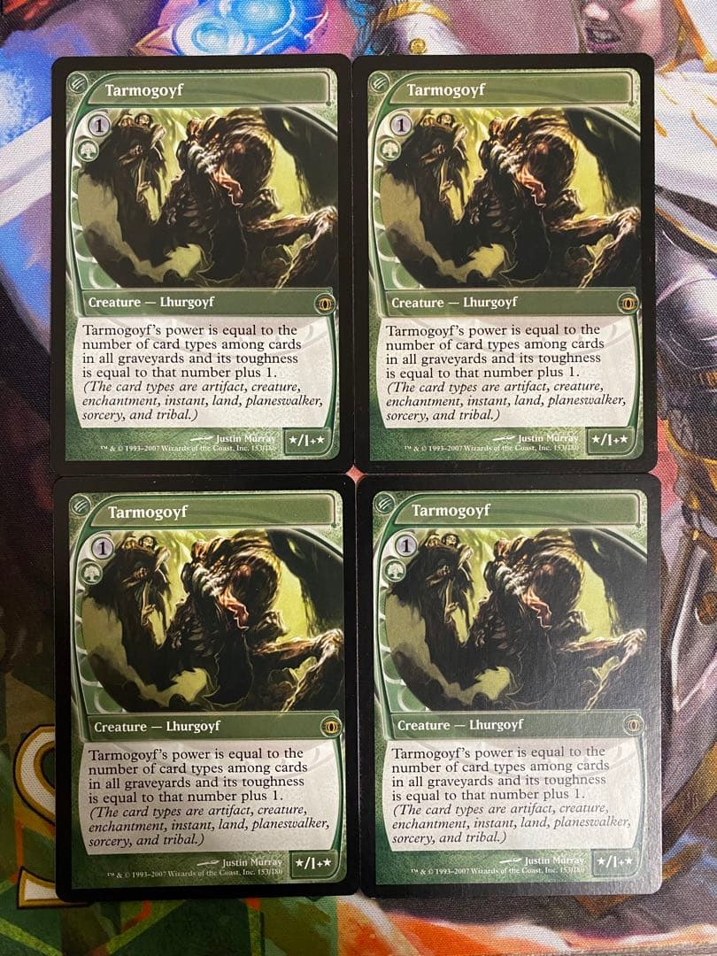 タルモゴイフ 4枚 英語 未来予知 mtg