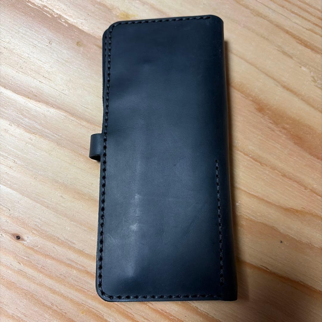 ewittco レザーペンケース　ネイビー