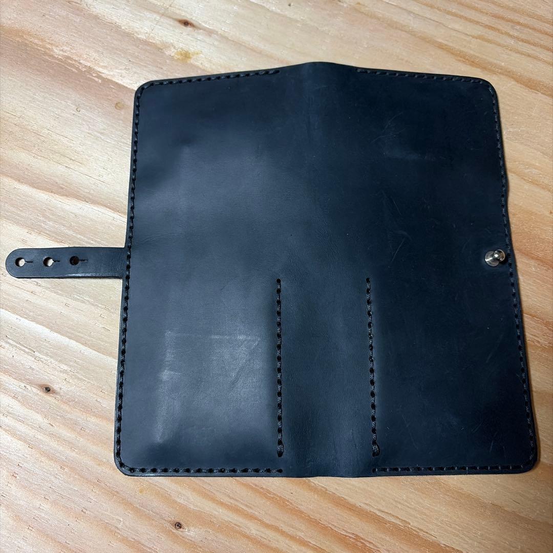 ewittco レザーペンケース　ネイビー