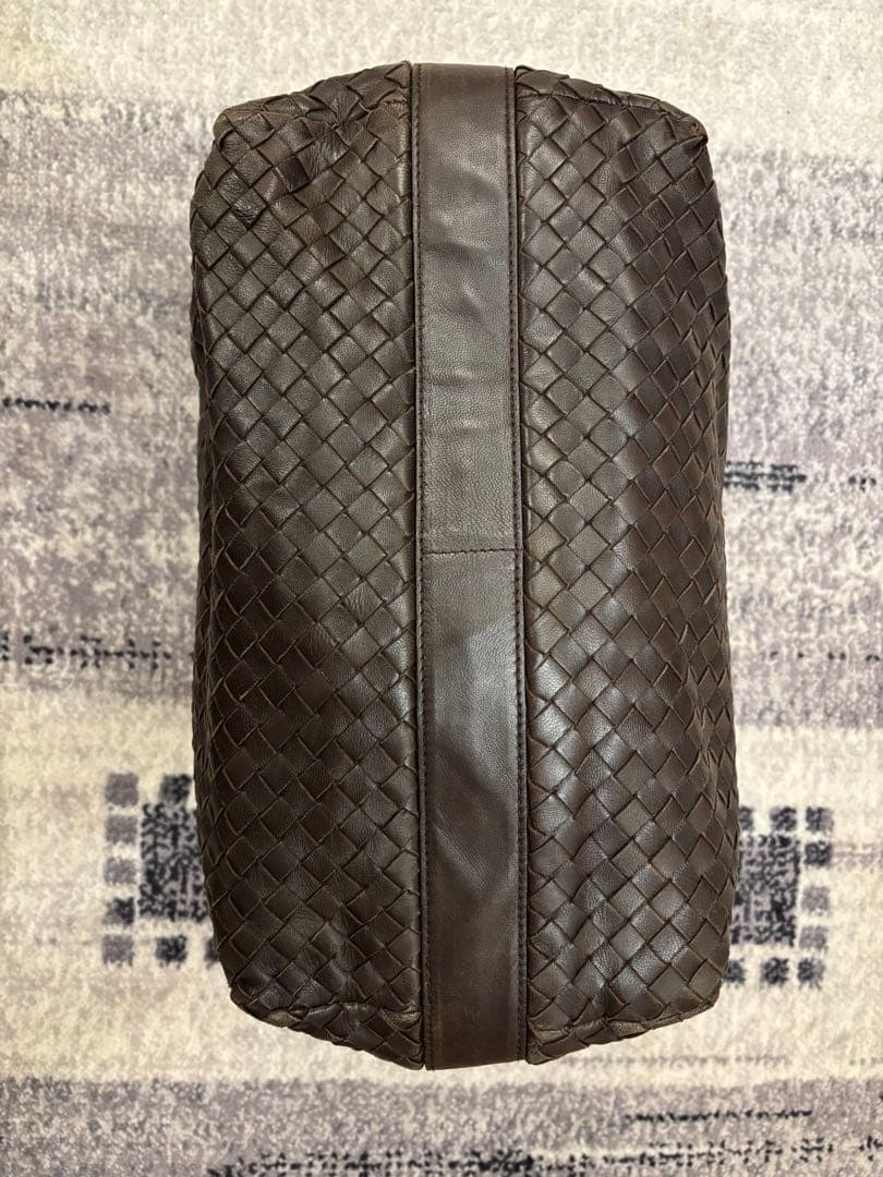 ボッテガべネタ　イントレチャートショルダーバッグ ダークブラウン‼️ お買得品‼️