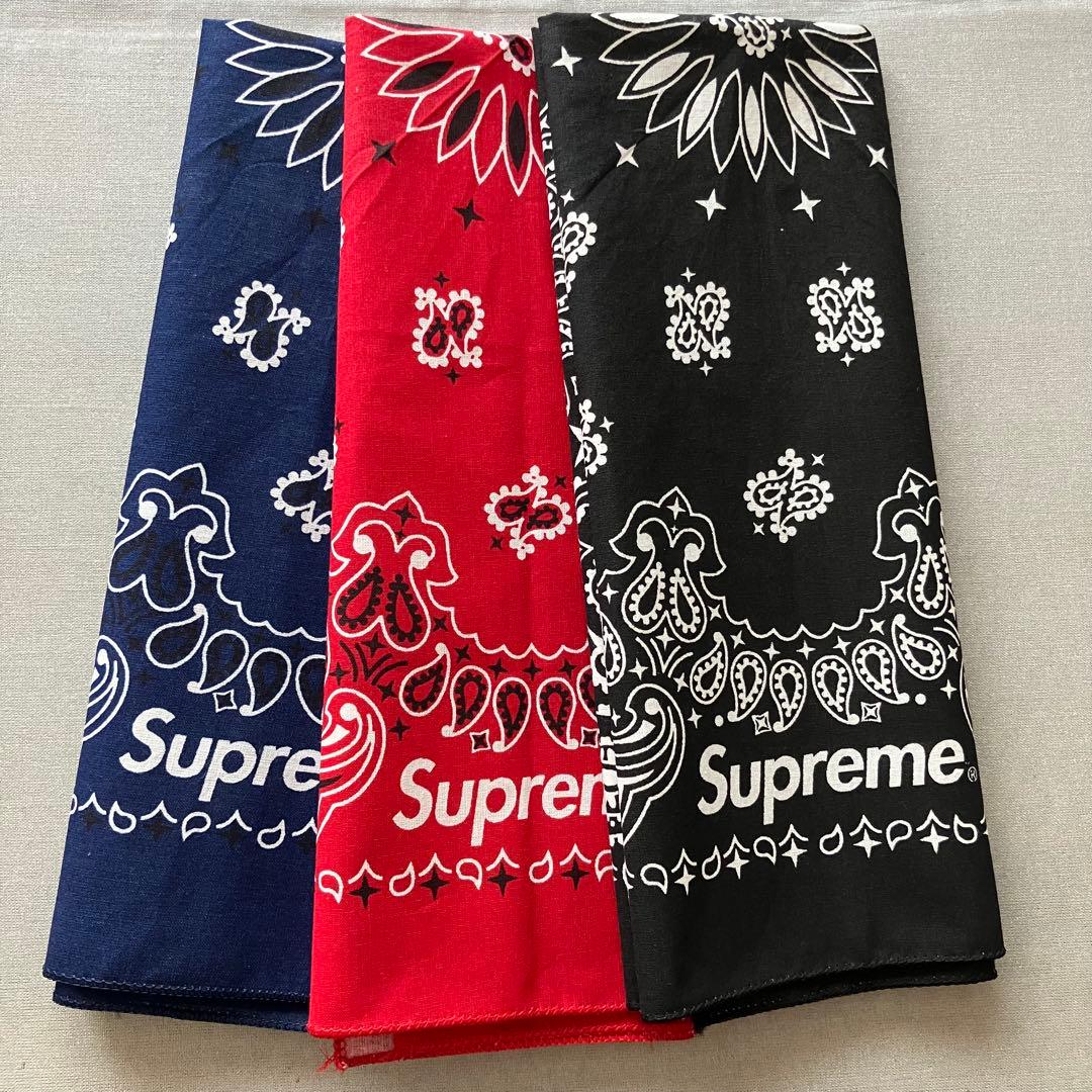 込★Supreme Hav-A-Hank Bandanas3枚セット