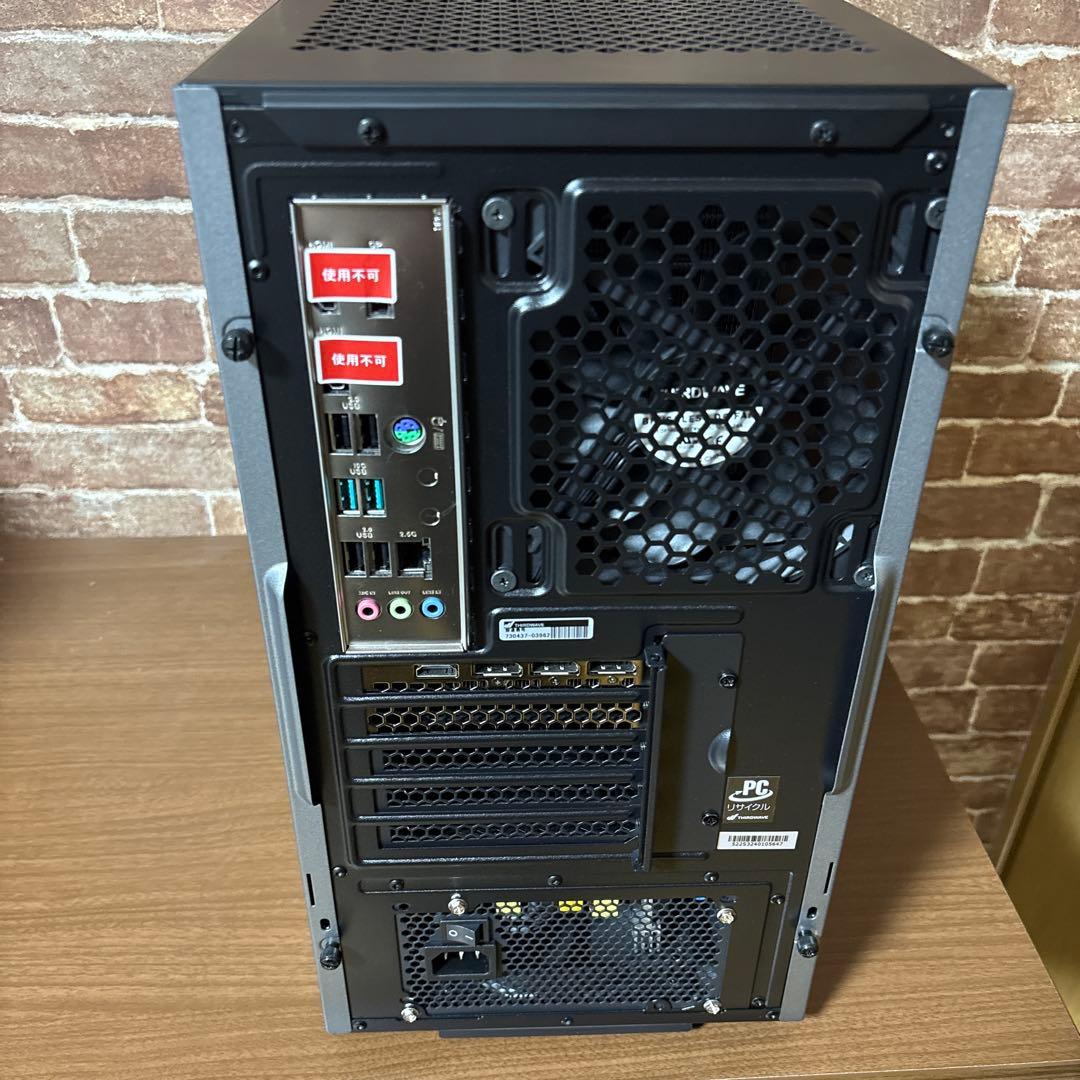 Windowsデスクトップ GALLERIA RM5C-R46T RTX4060Ti/i5-14400F