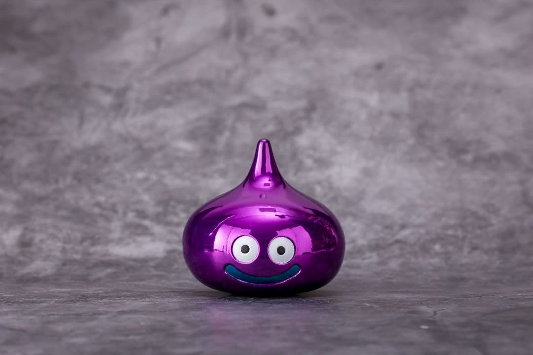 ドラゴンクエスト ソフビモンスター スライム パープル メッキ リペイント最終値