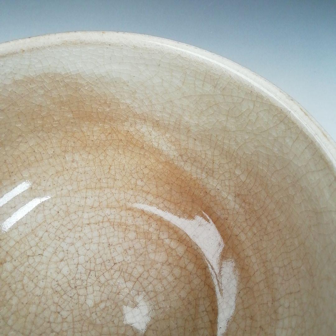 Ｗ６１　茶碗　『萩茶碗』『松唐山　石川靖人 造』　共箱　抹茶碗　茶道具